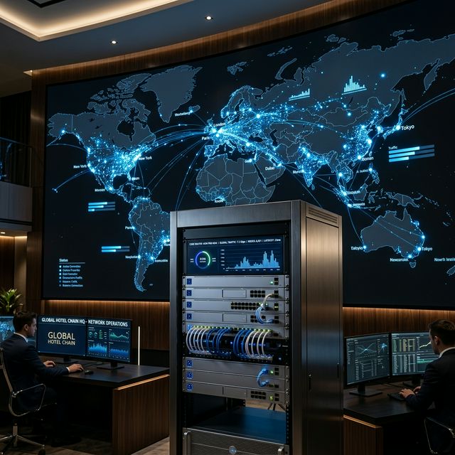 Centralized Management for Hotel Chains: SD-WAN and Site-to-Site VPN