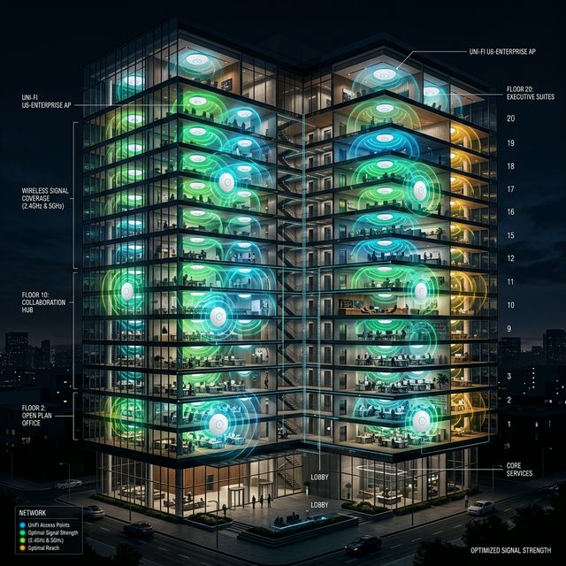 Multi-Floor WiFi: Vertical Interference Control Between Floors