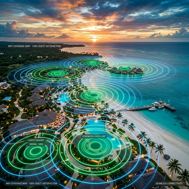 Punta Cana Resort: High-Density WiFi for 1,200 Simultaneous Guests