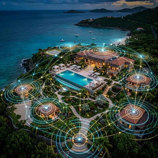 Cap Cana Private Villa: Borderless WiFi Coverage on a 2,000 m² Property